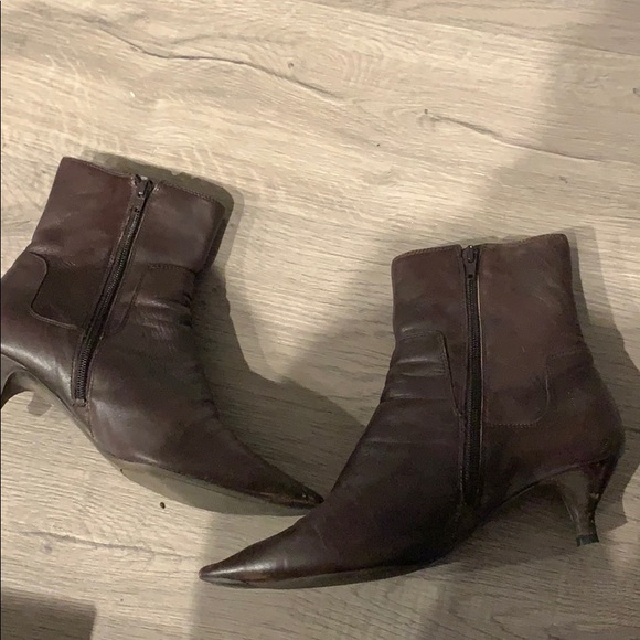 Leather Nine West booties - Picture 5 of 7